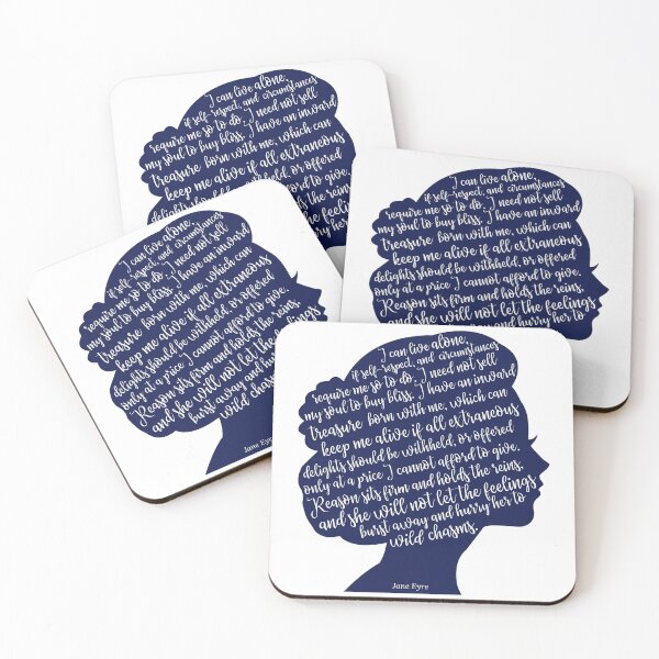 Item preview, I can live alone - Jane Eyre quote designed and sold by introvertcafe.