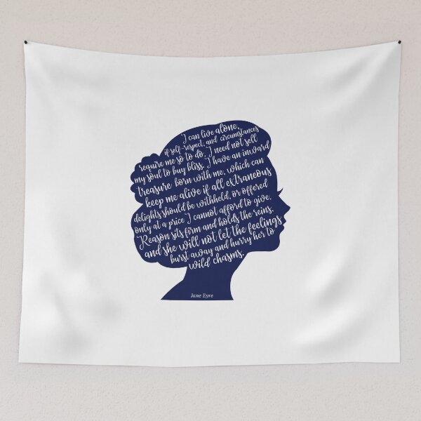 Item preview, I can live alone - Jane Eyre quote designed and sold by introvertcafe.