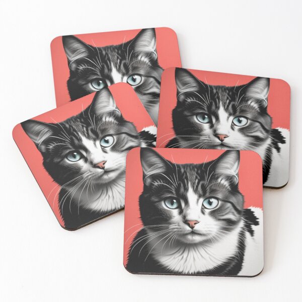 Aperçu de l'œuvre Portrait de chat créée et vendue par Flowerslaps.