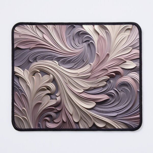 Item preview, Burnished lilac swirling abstract print designed and sold by dcrc.