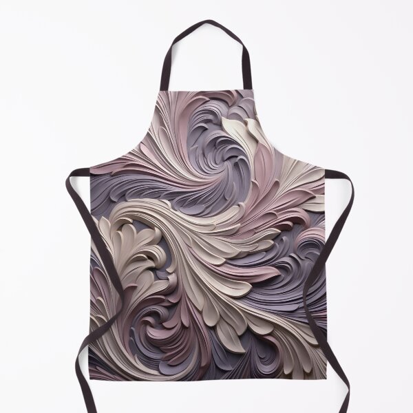 Item preview, Burnished lilac swirling abstract print designed and sold by dcrc.