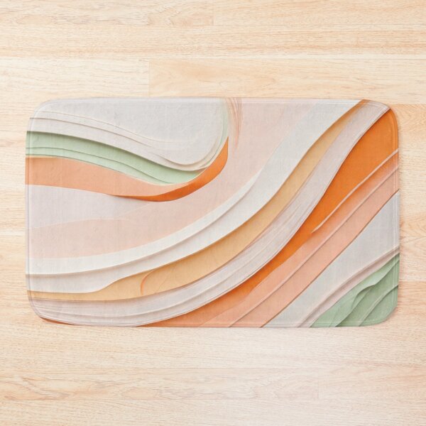Item preview, Thin winding lines in peach color designed and sold by JimmySom.