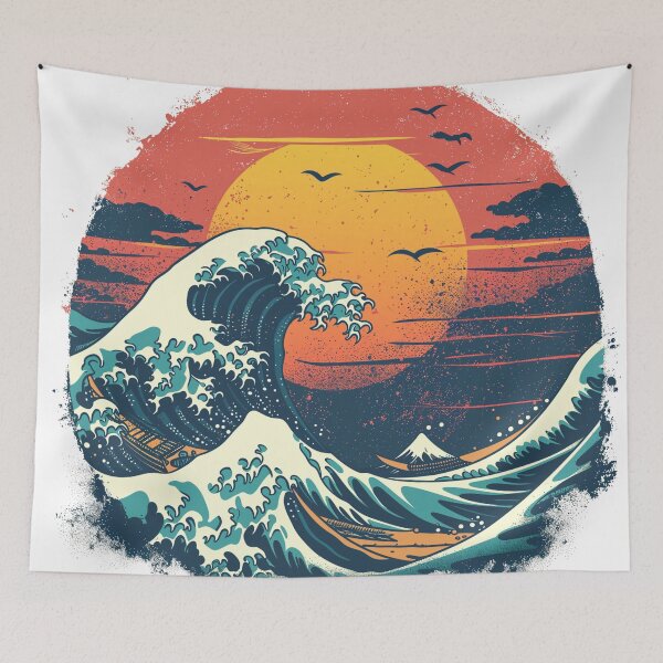 Item preview, Retro, Vintage Waves designed and sold by bheberer.