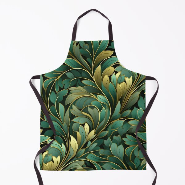 Item preview, green bistro abstract decorative print designed and sold by dcrc.