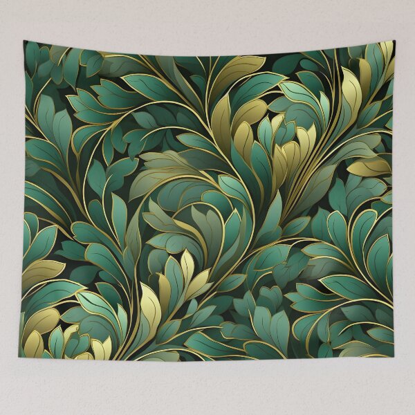 Item preview, green bistro abstract decorative print designed and sold by dcrc.