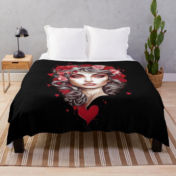 Item preview, Lady with Roses designed and sold by Becooldesing.