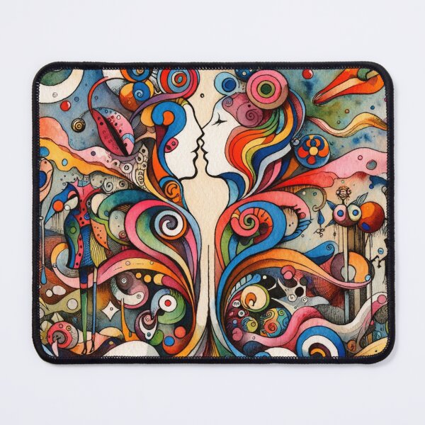 Item preview, the lovers bursting in color designed and sold by bitbybitart.