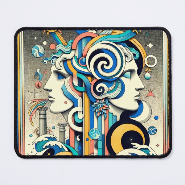 Item preview, the lovers (cancer & aquarius) designed and sold by bitbybitart.