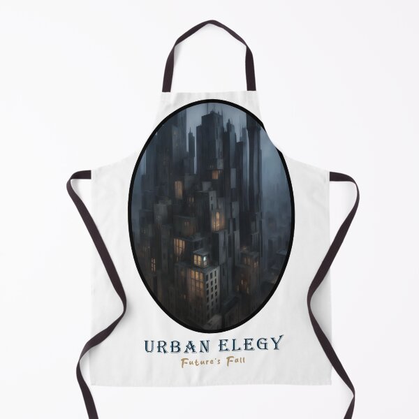 Item preview, Forgotten Splendor: Dystopian Cityscape Decay | Urban Art Print designed and sold by zax454.