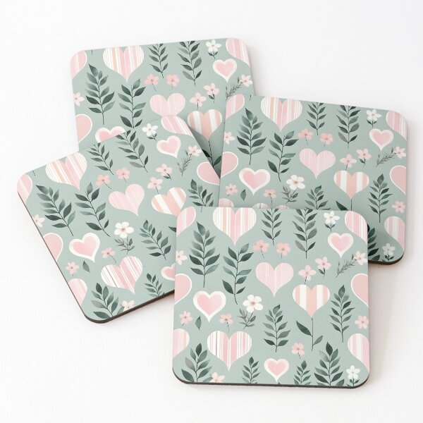 Item preview, Green spring pattern designed and sold by Naturitude.