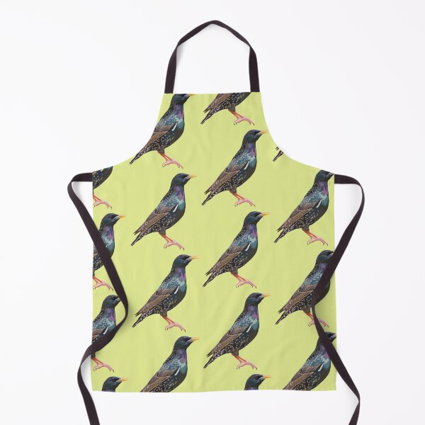 Item preview, S is for Starling ,Starling – Vibrant and Social Songbird Wildlife Illustration designed and sold by PrettylittlepastelUk.