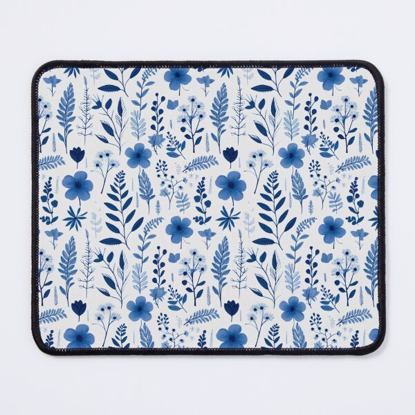 Item preview, Blue Watercolor Flowers designed and sold by MobAesthetic.