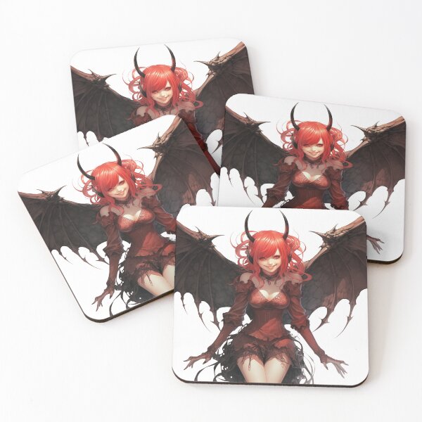 Item preview, Smiling winged succubus designed and sold by GoodThings66.