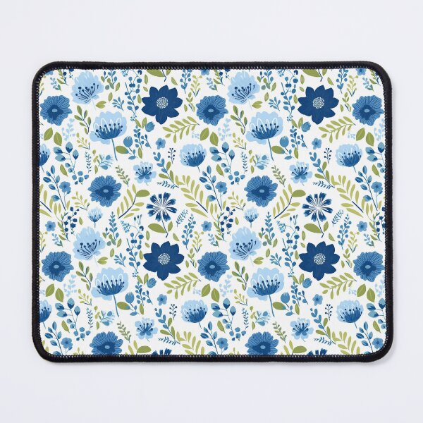 Item preview, Blue and Yellow Watercolor Spring Flowers designed and sold by MobAesthetic.