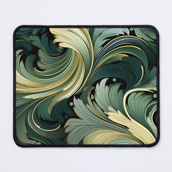 Item preview, green bistro abstract decorative print designed and sold by dcrc.