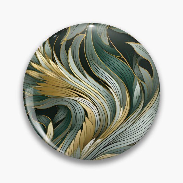 Item preview, green bistro abstract decorative print, designed and sold by dcrc.