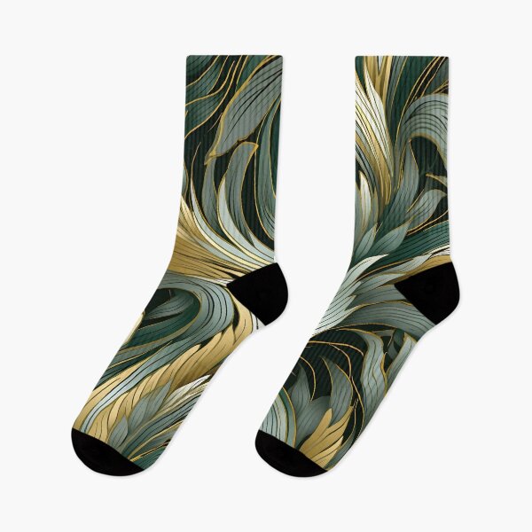 Item preview, green bistro abstract decorative print, designed and sold by dcrc.