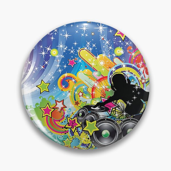 Item preview, Discoteque Rave Pin designed and sold by etherealmold.