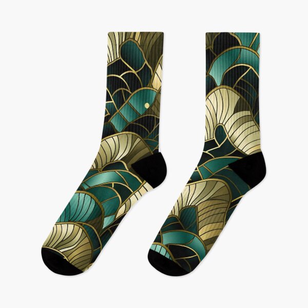 Item preview, green bistro abstract decorative print designed and sold by dcrc.