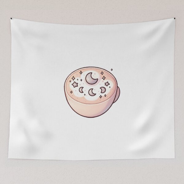 Item preview, Moon Phases Celestial Latte Art designed and sold by UmbrellaStudio1.