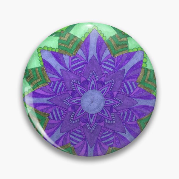 Item preview, Trippy Purple Mandala designed and sold by AbstractArielle.