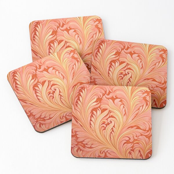 Item preview, Peach fuzz abstract decorative print designed and sold by dcrc.