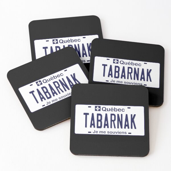 Item preview, Tabarnak Quebec License Plate designed and sold by BahayProduction.