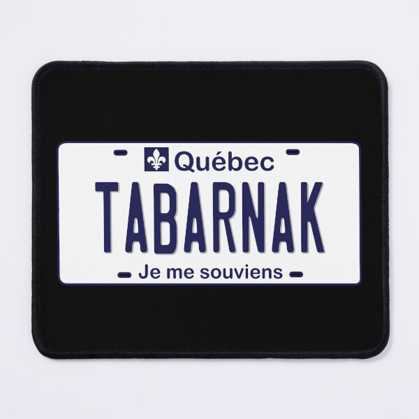 Item preview, Tabarnak Quebec License Plate designed and sold by BahayProduction.