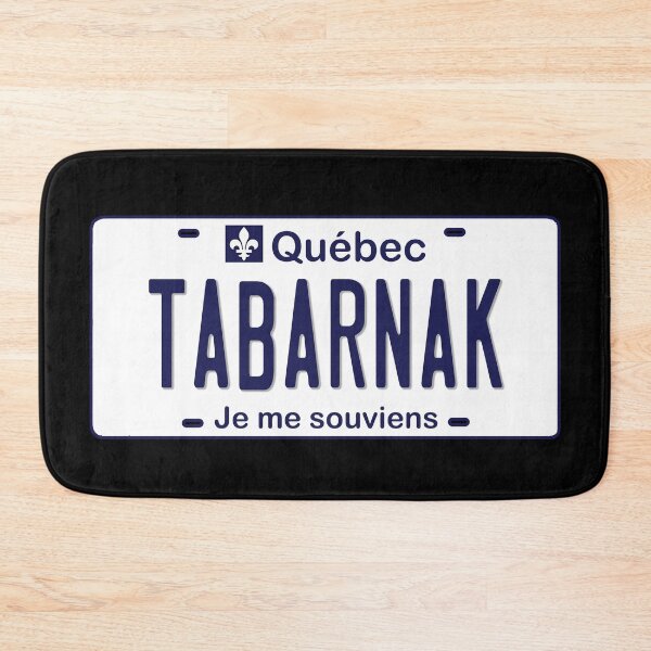 Item preview, Tabarnak Quebec License Plate designed and sold by BahayProduction.