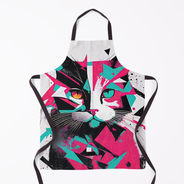 Item preview, Chromatic Feline Anarchy - Abstract Cat Explosion Design designed and sold by bsilvia.