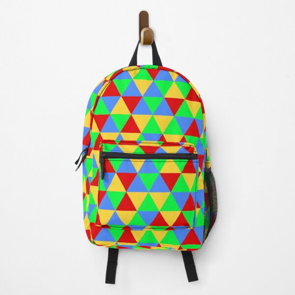Item preview, colourful triangles pattern designed and sold by Depression-Art.