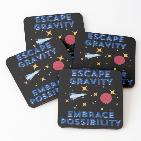 Item preview, Escape gravity, Embrace possibility! designed and sold by ScoobyN.