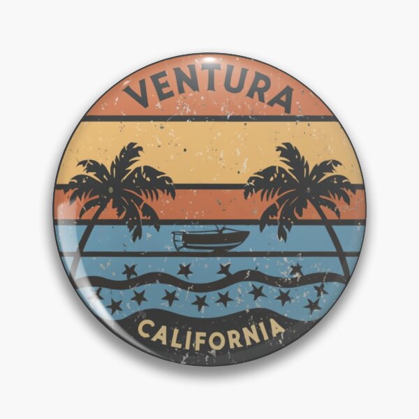 Item preview, Ventura, California | Sunset with stars in the sea designed and sold by CircinusStore.