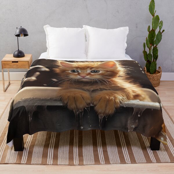 Item preview, Cat taking a bath designed and sold by Bettina  Kienitz.