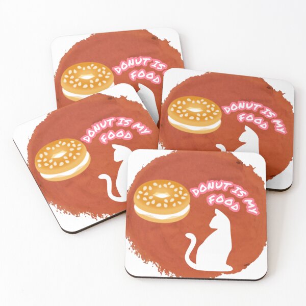 Item preview, Cute Cat Love Donuts designed and sold by AWADHESH  CHAURASIA.