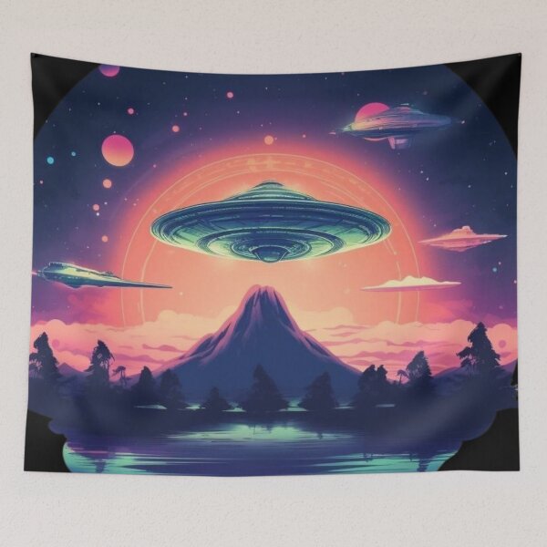 Item preview, Cosmic Chaos: UFO Invasion designed and sold by House of Hartz by: Dominique11.