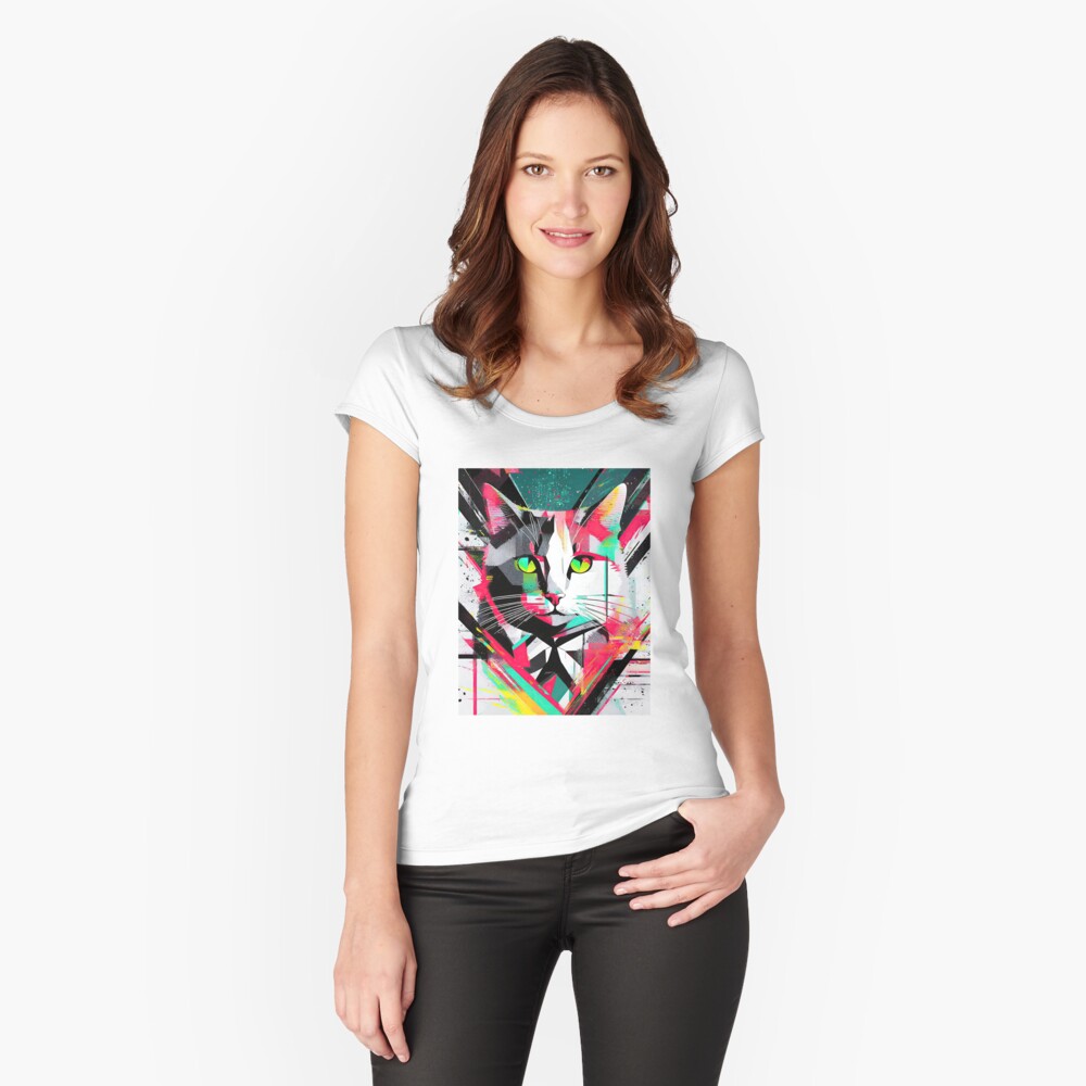 Item preview, Fitted Scoop T-Shirt designed and sold by bsilvia.