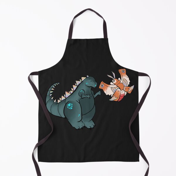 Item preview, Godzilla and Mothra designed and sold by CupOIsopod.