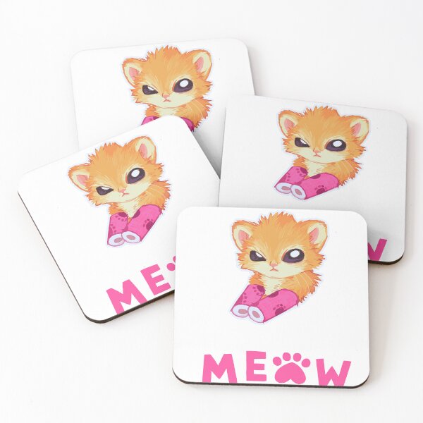 Item preview, cute sticker tater tot cat  designed and sold by DrMerlin.