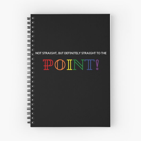 Item preview, LGBTQ T-Shirt, Not Straight, but definitely straight to the point slogan, LGBTQ T-Shirt Unisex t-Shirt, Funny Tees designed and sold by PrideBeProud.