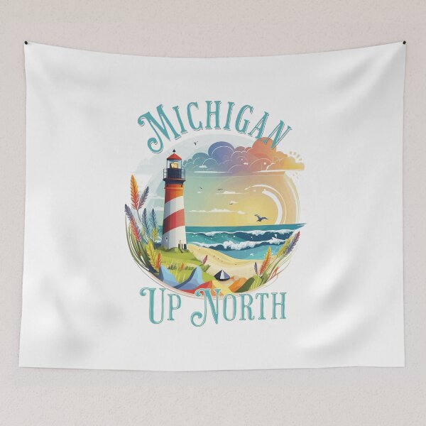 Item preview, Michigan, Up North, lighthouse designed and sold by StonegateArt.