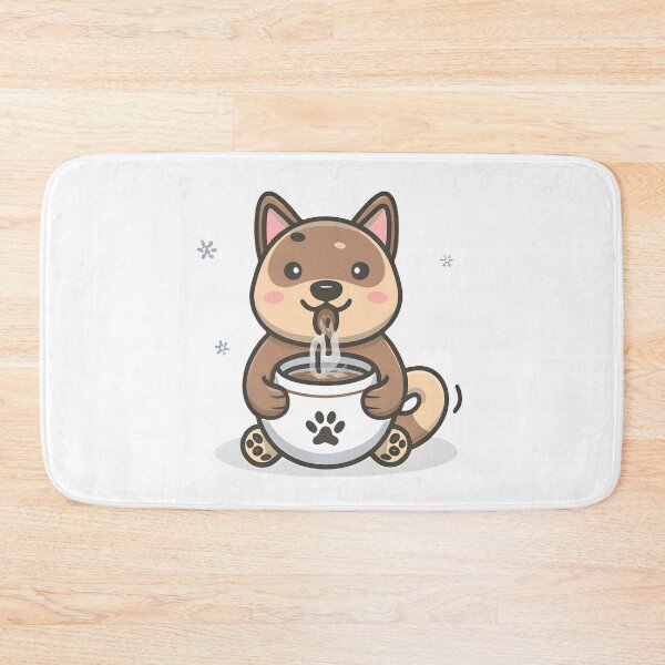 Item preview, Dog drinking hot chocolate designed and sold by r105.