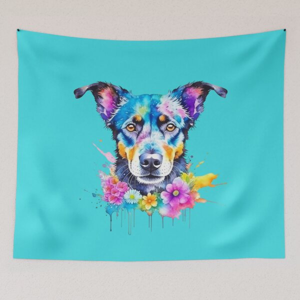 Item preview, Flower Dog designed and sold by DadDrivenDesign.