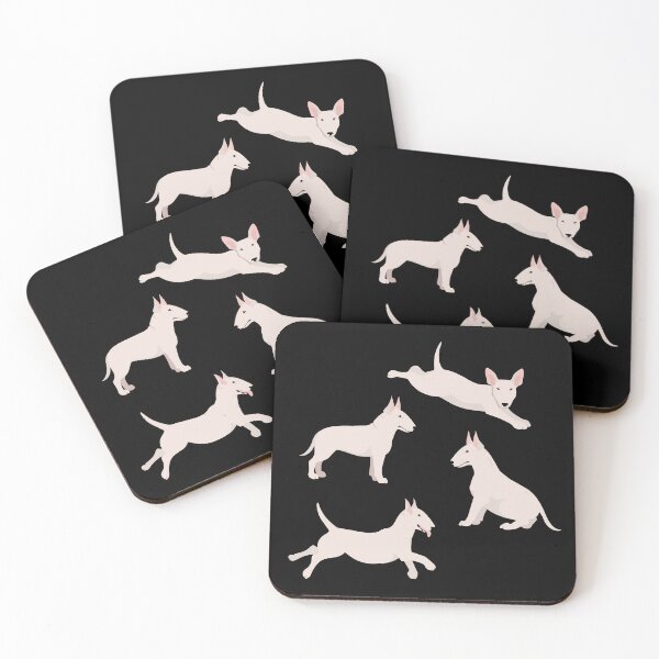 Item preview, White Bull Terrier Dogs designed and sold by TheAnimalZ00.