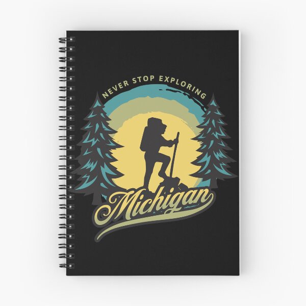 Item preview, Never Stop Exploring Michigan (yellow, green) designed and sold by StonegateArt.