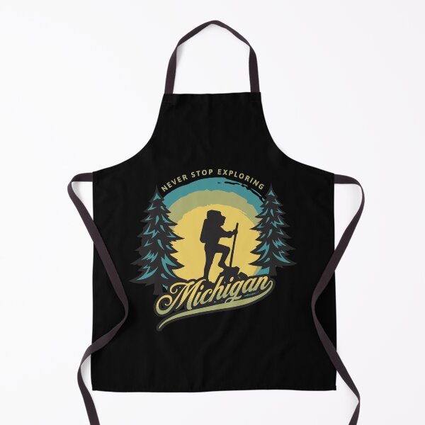 Item preview, Never Stop Exploring Michigan (yellow, green) designed and sold by StonegateArt.
