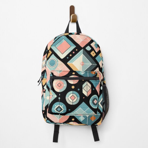 Item preview, Retro Geometric Harmony: Pastel Mosaic designed and sold by M-ormin.