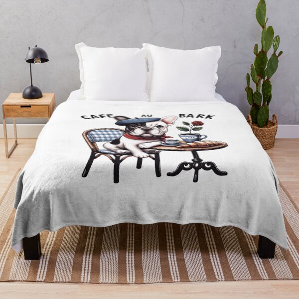 Item preview, Café au Bark: French Bulldog Café Scene designed and sold by creativechaster.
