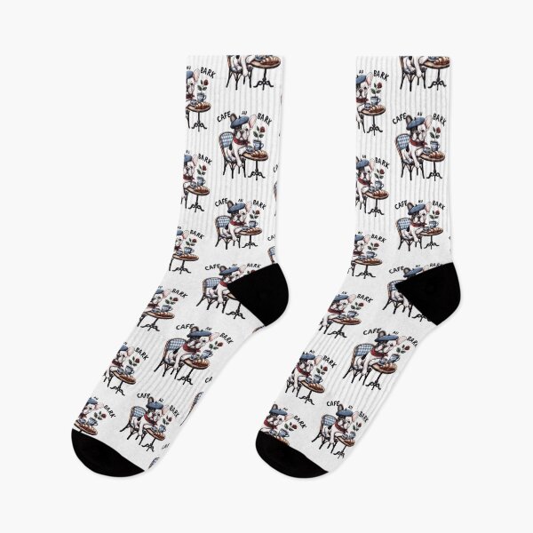 Item preview, Café au Bark: French Bulldog Café Scene designed and sold by creativechaster.