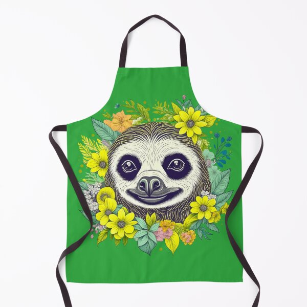 Item preview, Flower Sloth designed and sold by DadDrivenDesign.